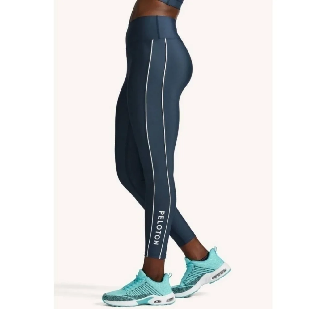 Peloton Show up Tuxedo stripe leggings - Picture 1 of 7